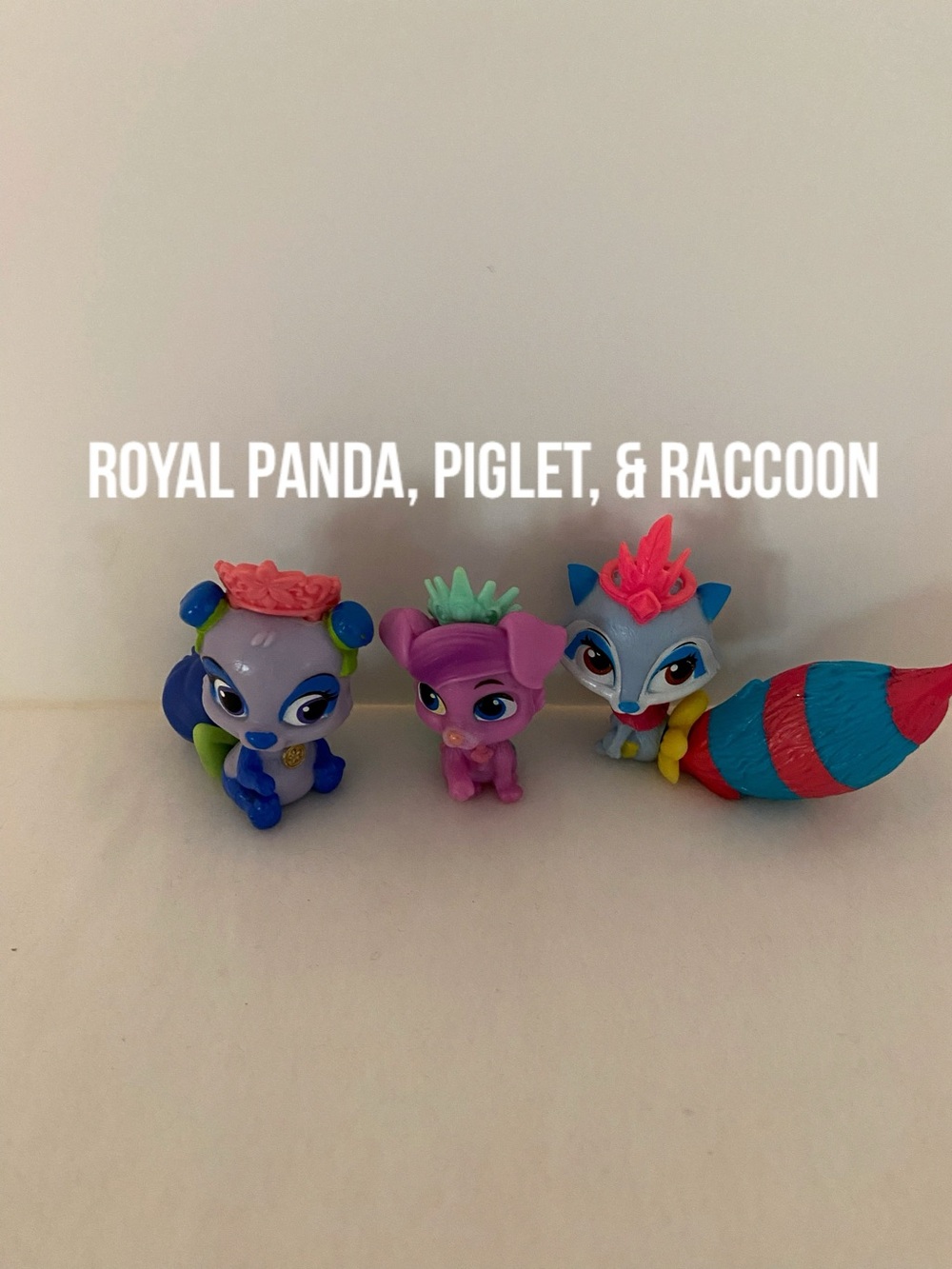 Disney Royal- Panda Piglet Raccoon